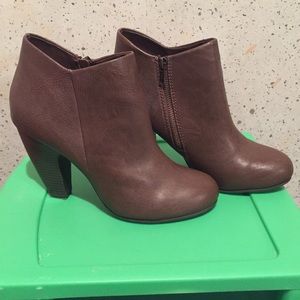 Brown booties